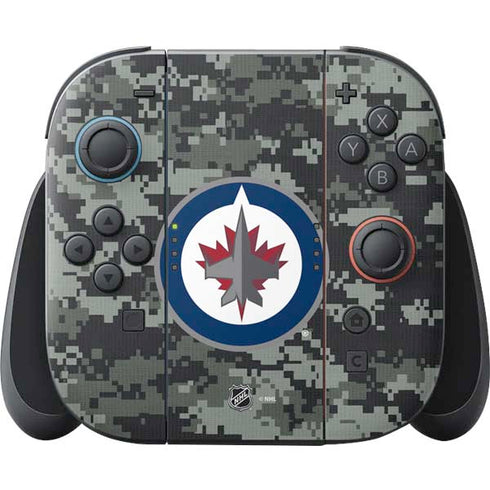 NHL Winnipeg Jets Camo Nintendo Skins